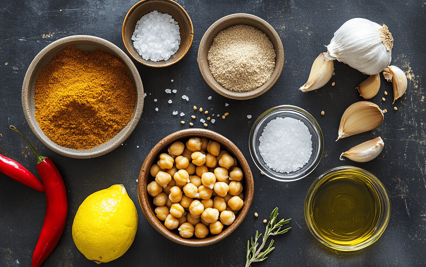 Creamy Homemade Hummus - Light Orange Bean Creamy Homemade Hummus - Light Orange Bean