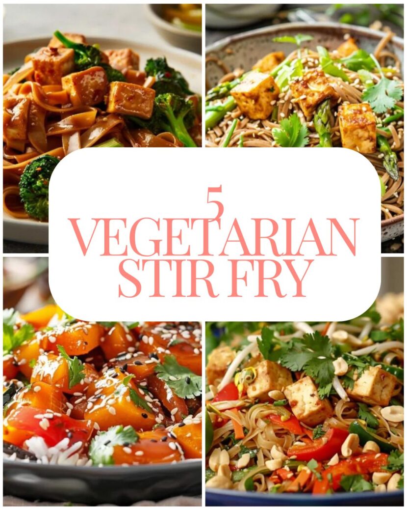 5 Vegetarian Stir Fry 5 Vegetarian Stir Fry