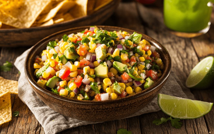 Charred Corn and Avocado Salsa_ done
