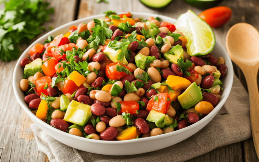 Avocado and Three Bean Salad_ done