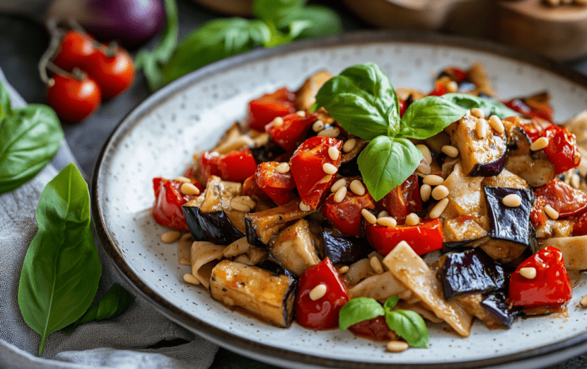 Vegan Eggplant Pasta_ done
