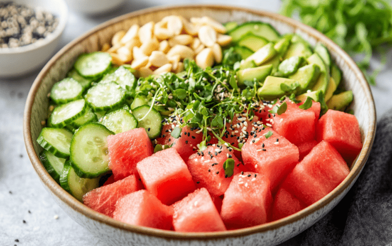 Refreshing Watermelon Poke Bowl_done