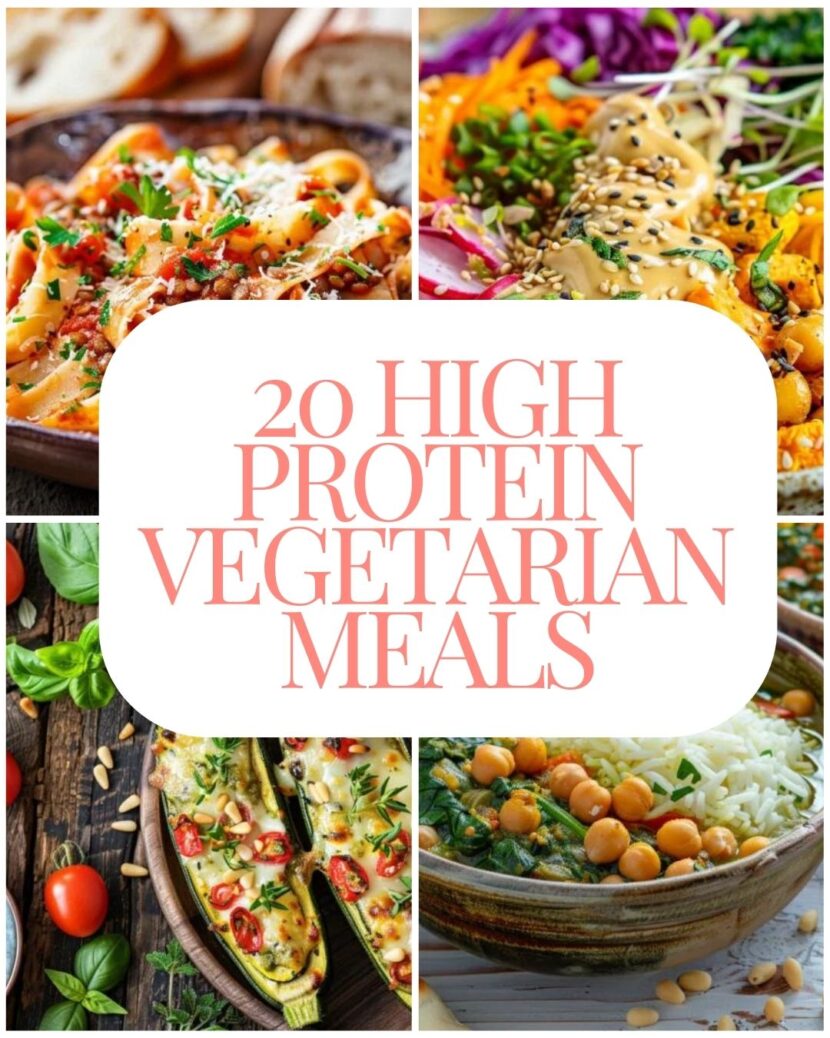 20 HIGH PROTEIN VEGETARIAN MEALS