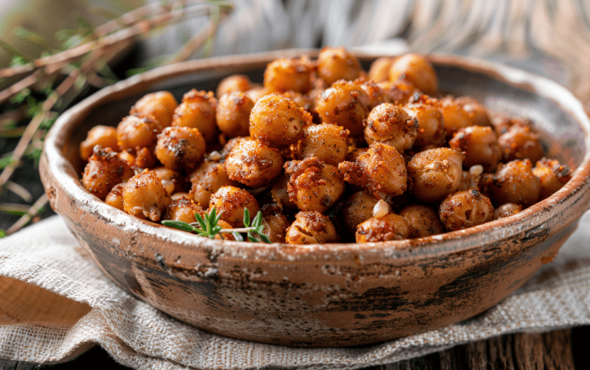 Spicy Roasted Chickpeas