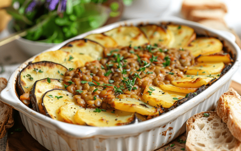 Healthy Vegan Lentil Moussaka Vegan Lentil Moussaka_ done