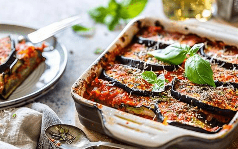Eggplant Lentil Lasagna_ done