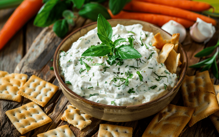 Garlic Herb Vegan Cheese Spread Herb Vegan Cheese Spread_ done
