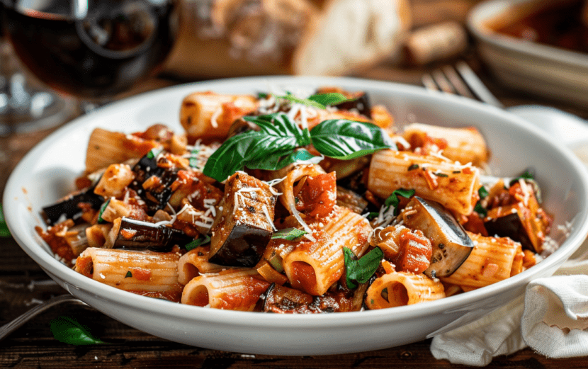 Vegan Eggplant Pasta_ done