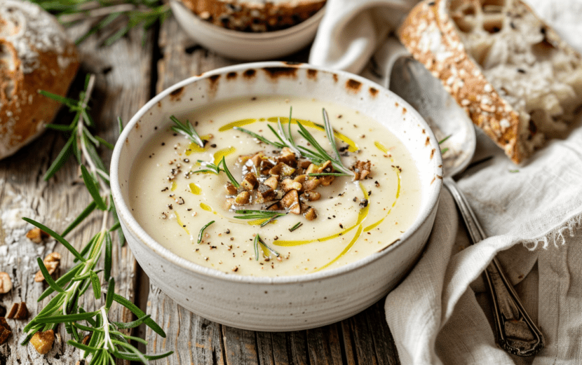 Creamy Parsnip and Herb Soup_ done