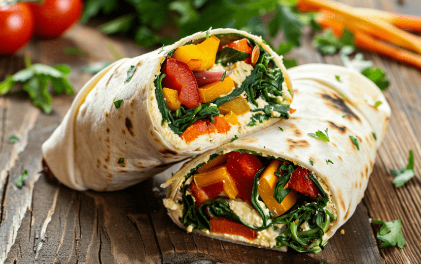 Roasted Veggie Hummus Wrap_ done