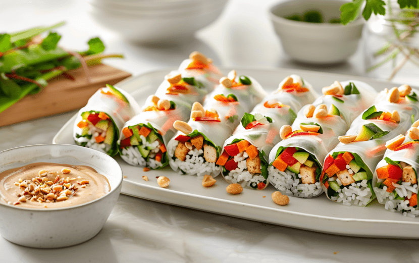 Crispy Tofu Veggie Rolls Crispy Tofu Veggie Rolls_ done