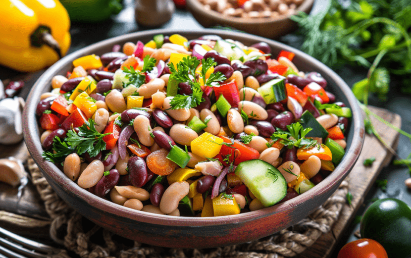 Zesty Vegan Bean Salad Zesty Vegan Bean Salad_ done