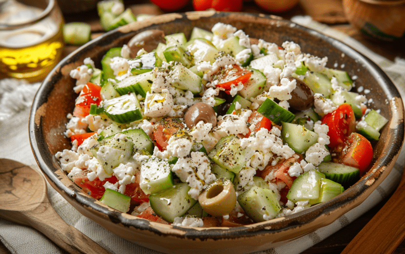 Fresh Cottage Cheese Salad with Za'atar_ done
