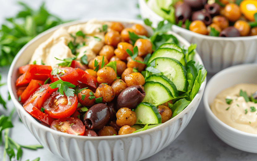 Mediterranean Vegan Power Bowl