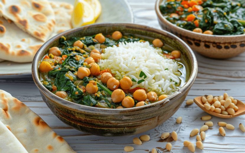 Chickpea Spinach Delight_done