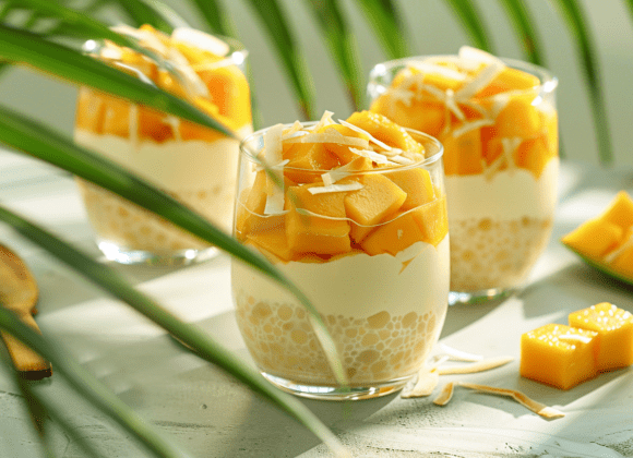 Mango Sago (Tapioca Pudding)