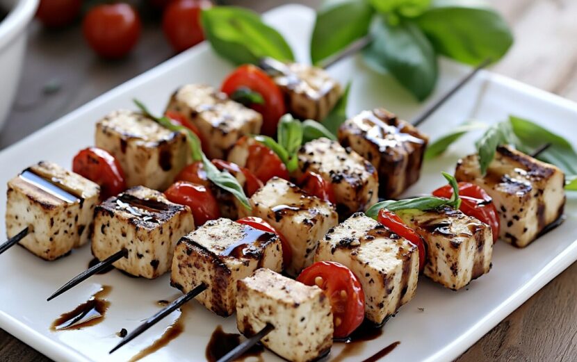 Vegan Tofu Caprese Skewers_ done