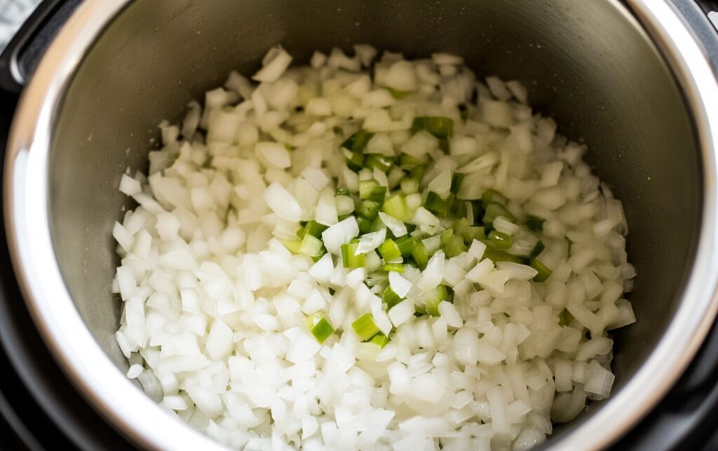 Instant Pot Veggie Chili Light Orange Bean