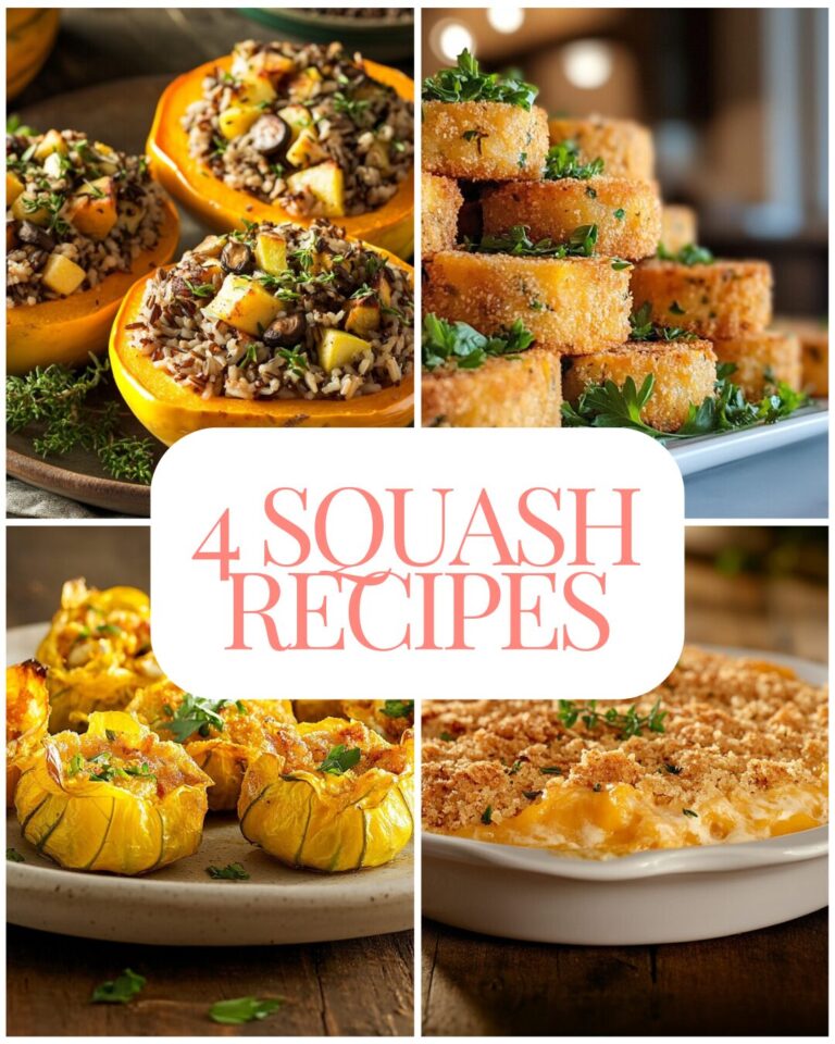 4 Squash Recipes