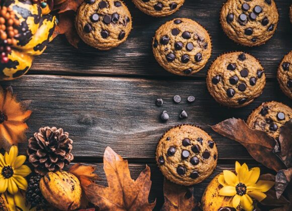 Autumn Chocolate Banana Muffins_done