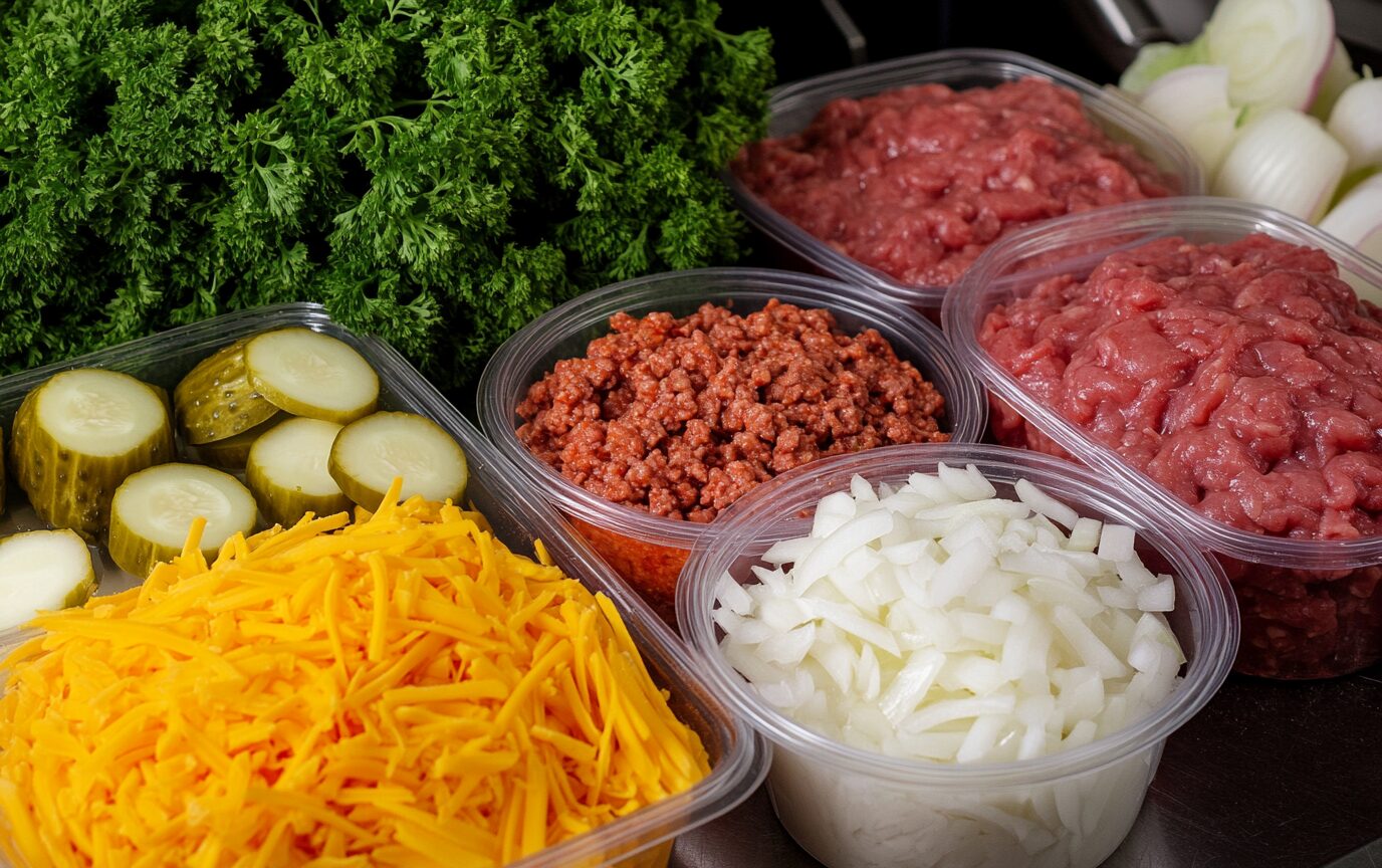 Low Carb Big Mac Inspired Salad Light Orange Bean