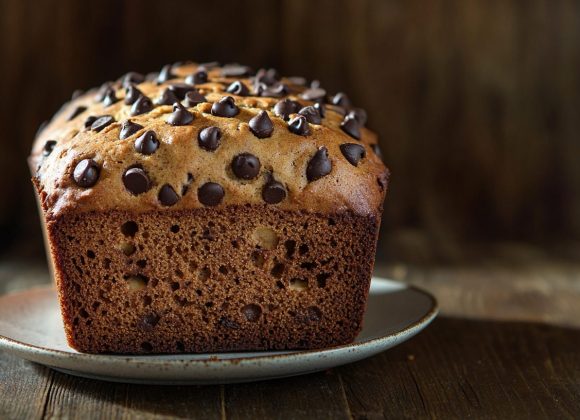 Moist Vegan Chocolate Banana Loaf_done