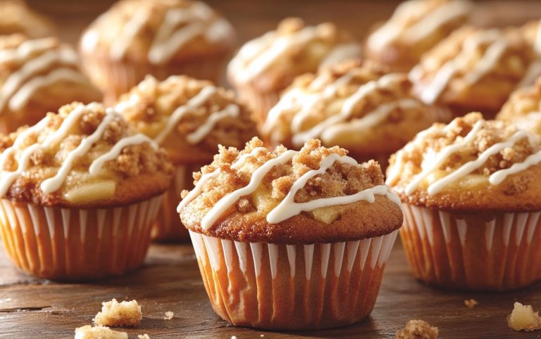 Spiced Apple Crumb Muffins
