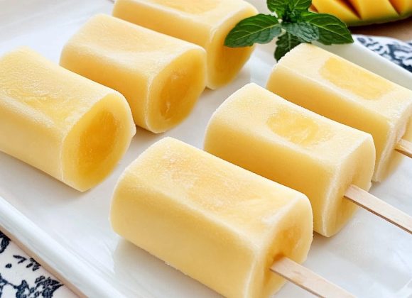Mango Cream Freeze Bars