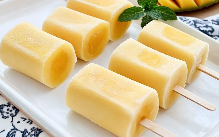 Mango Cream Freeze Bars