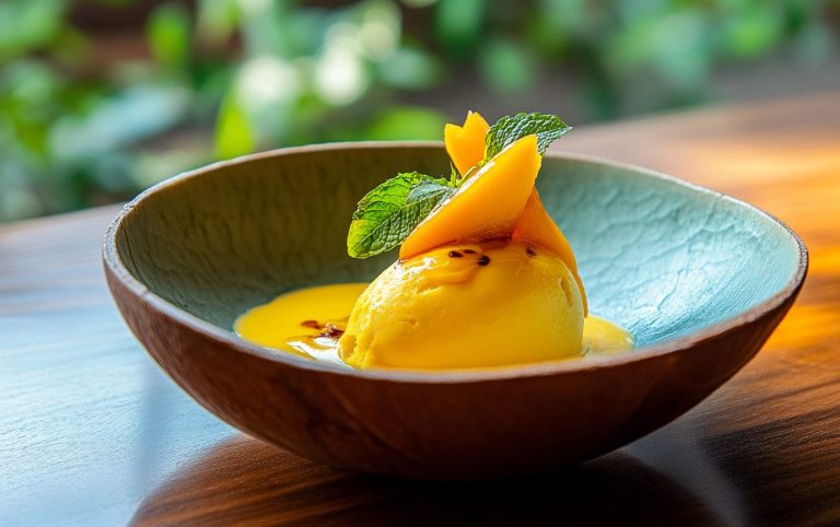 Dairy Free Mango Cream Frozen Treat