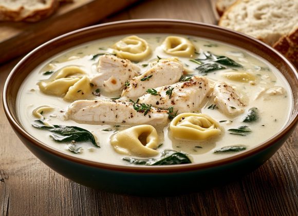 Chicken Tortellini Delight Soup