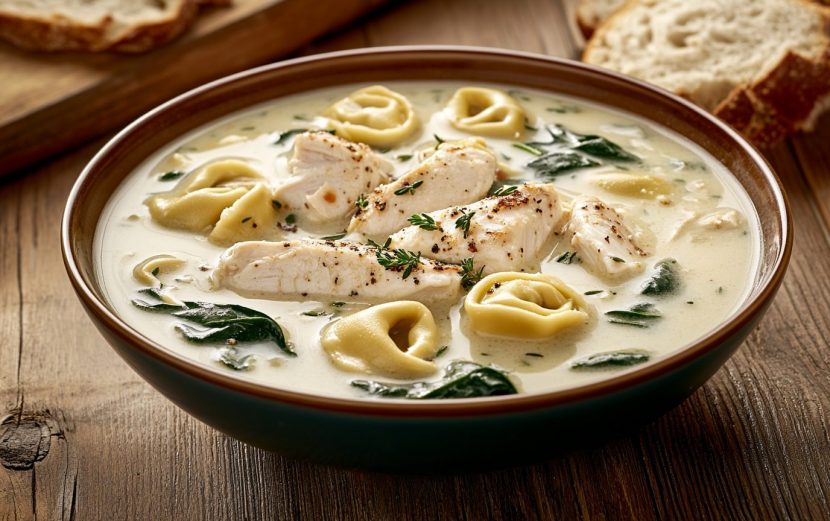 Chicken Tortellini Delight Soup