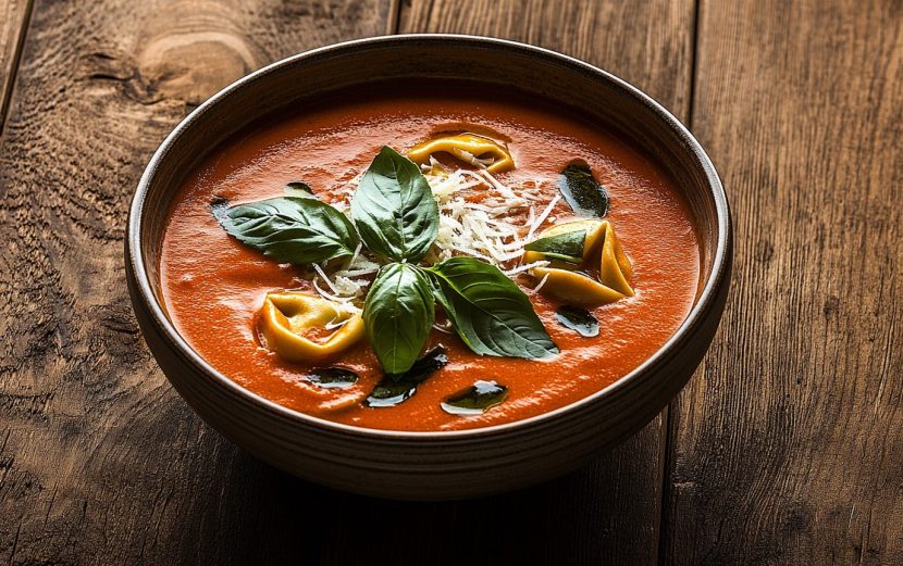 Creamy Tortellini Tomato Soup