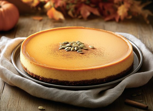 Plant-Based Pumpkin Cheesecake