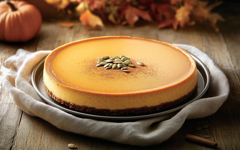 Plant-Based Pumpkin Cheesecake