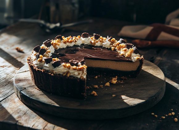 No-Bake Vegan Peanut Pie