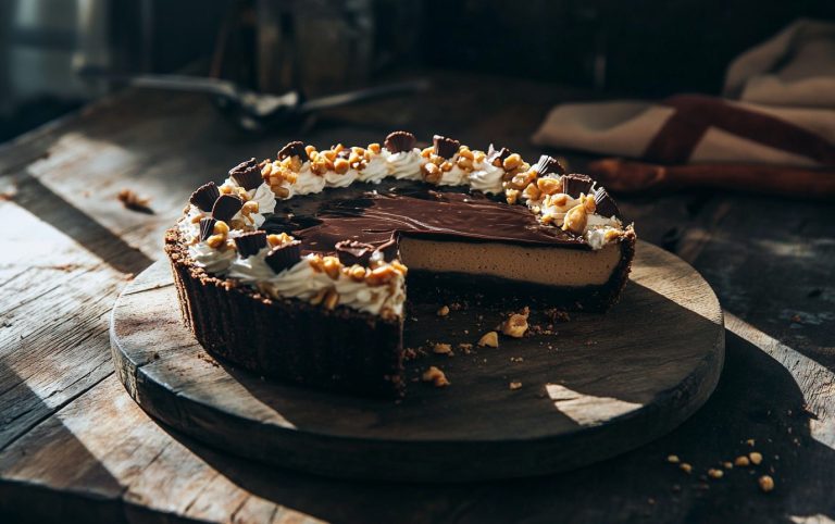 No-Bake Vegan Peanut Pie