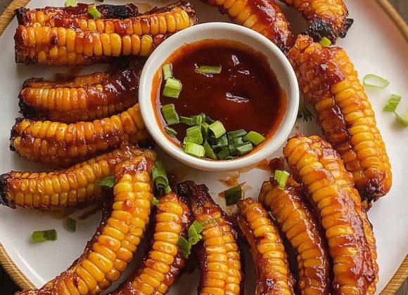 Spicy BBQ Corn Ribs