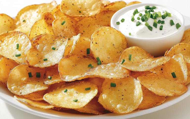 Crispy Vegan Onion Chips