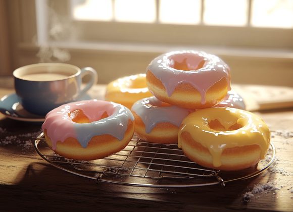 Creamy Vegan Doughnuts