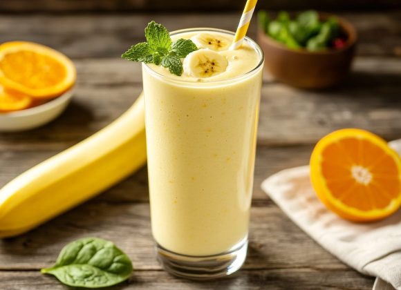 Creamy Banana Orange Smoothie