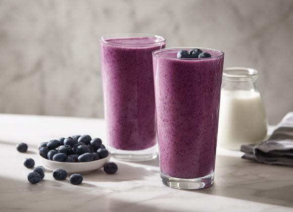 Velvety Blueberry Smoothie