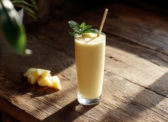 Tropical Banana Pineapple Smoothie Tropical Banana Pineapple Smoothie