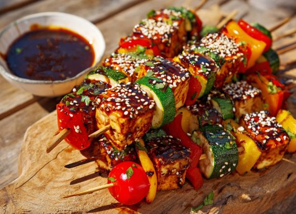 Grilled Tofu Veggie Bites Grilled Tofu Veggie Bites