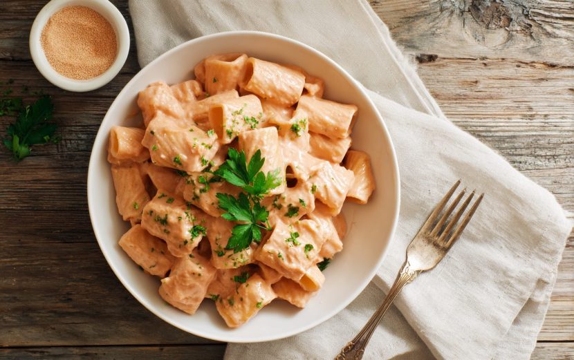 Creamy Vegan Rigatoni