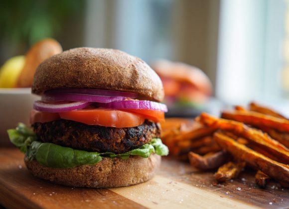 Spicy Black Bean Burgers
