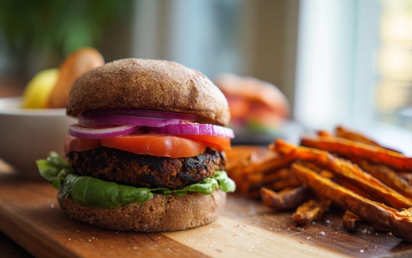 Spicy Black Bean Burgers