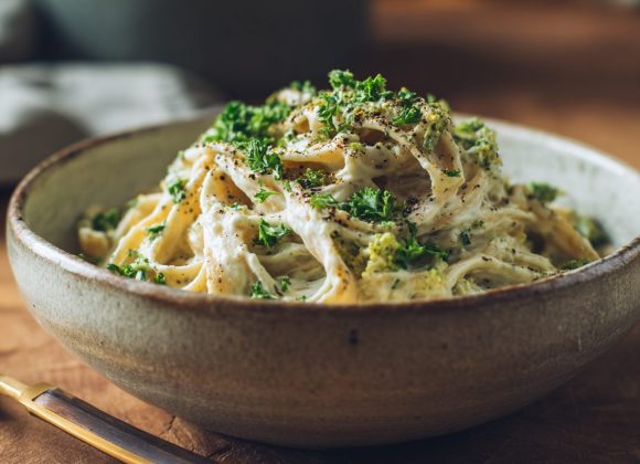 vegan Alfredo pasta