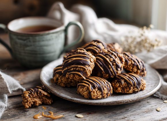 No-Bake Peanut Butter Oatmeal Cookies