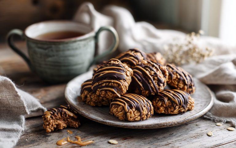 No-Bake Peanut Butter Oatmeal Cookies